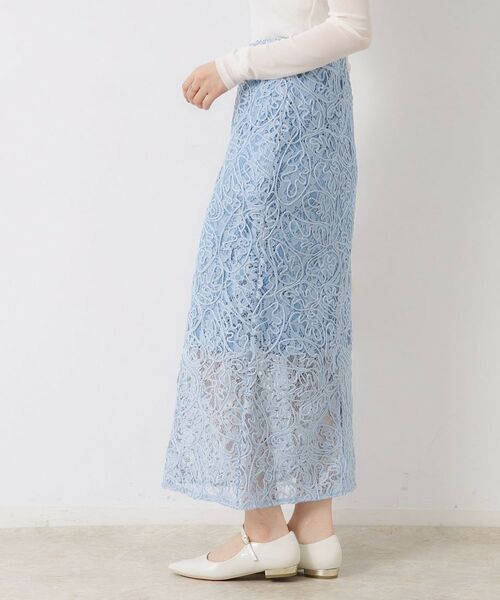 Couture Brooch / クチュールブローチ ロング・マキシ丈スカート | レースコード刺繍スカート | 詳細18