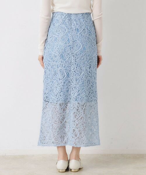 Couture Brooch / クチュールブローチ ロング・マキシ丈スカート | レースコード刺繍スカート | 詳細26