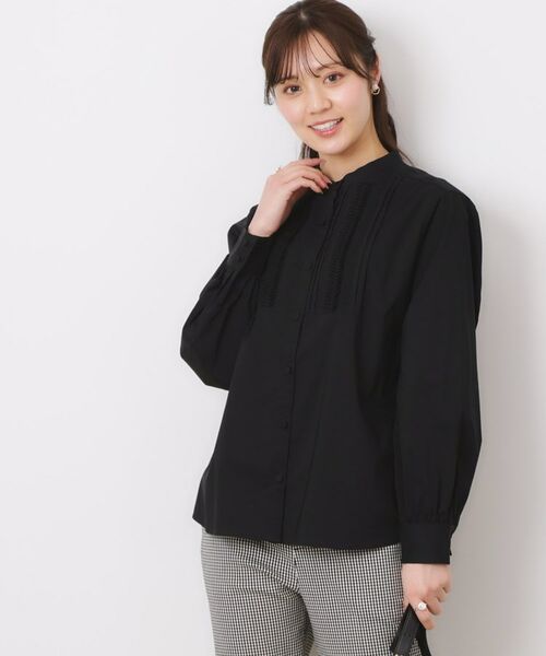 Couture Brooch / クチュールブローチ シャツ・ブラウス | 【きれいめ・通勤】ランダムタックレースシャツ | 詳細17