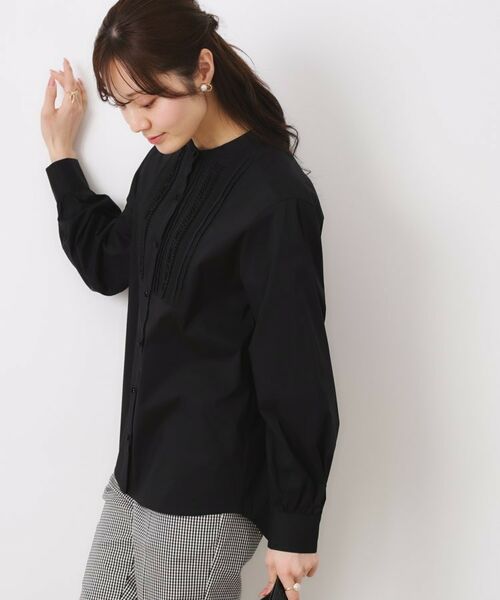 Couture Brooch / クチュールブローチ シャツ・ブラウス | 【きれいめ・通勤】ランダムタックレースシャツ | 詳細19