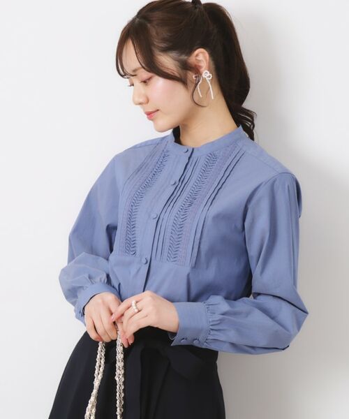 Couture Brooch / クチュールブローチ シャツ・ブラウス | 【きれいめ・通勤】ランダムタックレースシャツ | 詳細28