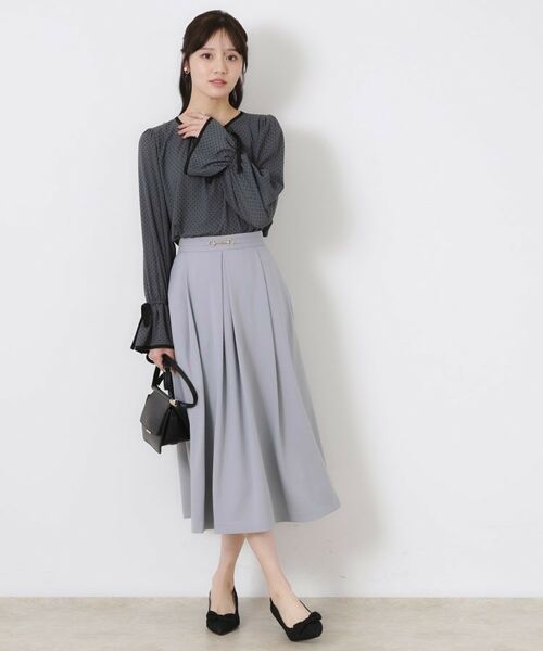 Couture Brooch / クチュールブローチ シャツ・ブラウス | 梨地フロッキードットブラウス | 詳細15