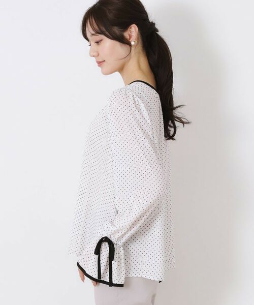 Couture Brooch / クチュールブローチ シャツ・ブラウス | 梨地フロッキードットブラウス | 詳細20