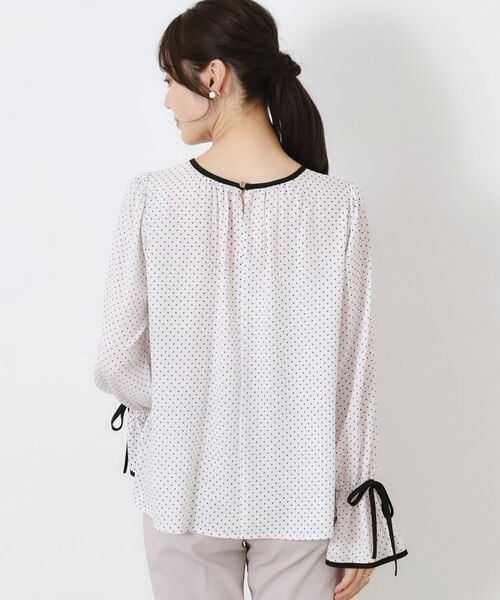 Couture Brooch / クチュールブローチ シャツ・ブラウス | 梨地フロッキードットブラウス | 詳細21