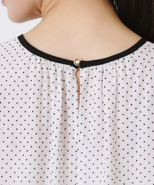Couture Brooch / クチュールブローチ シャツ・ブラウス | 梨地フロッキードットブラウス | 詳細23