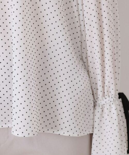 Couture Brooch / クチュールブローチ シャツ・ブラウス | 梨地フロッキードットブラウス | 詳細26