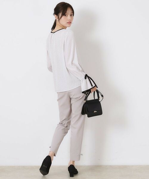 Couture Brooch / クチュールブローチ シャツ・ブラウス | 梨地フロッキードットブラウス | 詳細8