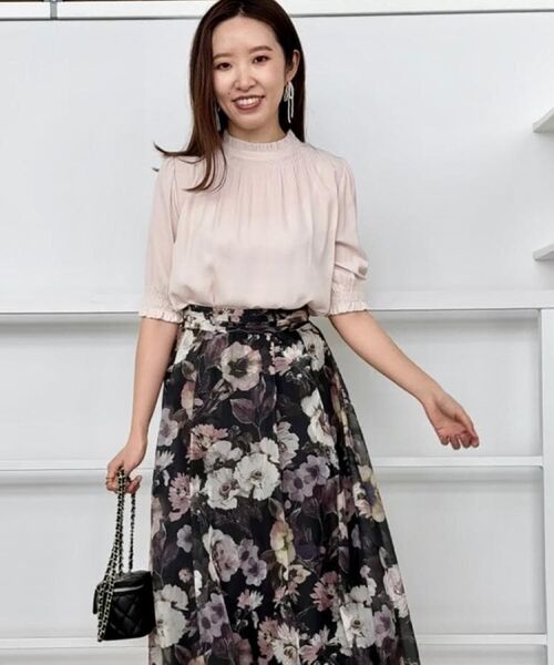 Couture Brooch / クチュールブローチ シャツ・ブラウス | 【SS～LLサイズ・二の腕カバー・通勤】RTピケシャーリングブラウス | 詳細10