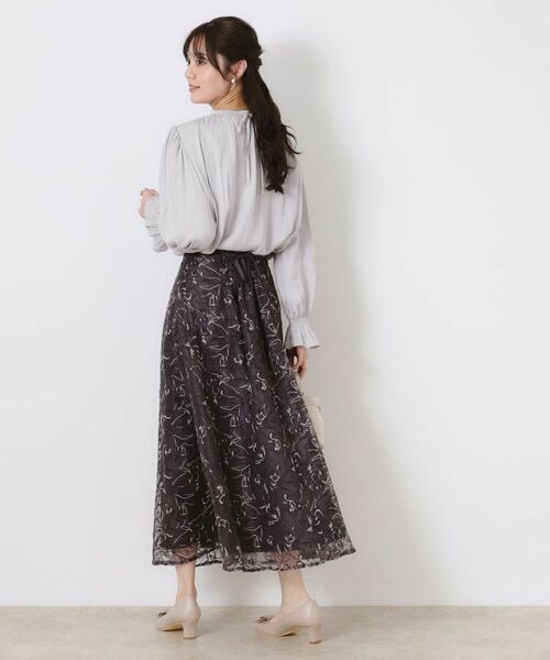 Couture Brooch / クチュールブローチ シャツ・ブラウス | 【通勤・大人可愛い】シャーリングギャザーブラウス | 詳細19