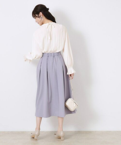 Couture Brooch / クチュールブローチ シャツ・ブラウス | 【通勤・大人可愛い】シャーリングギャザーブラウス | 詳細3