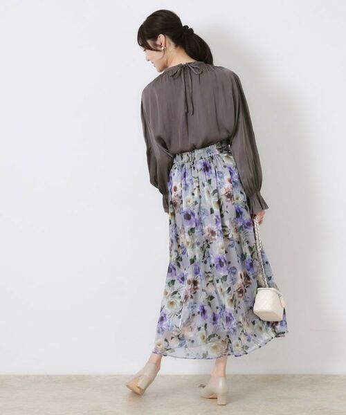 Couture Brooch / クチュールブローチ シャツ・ブラウス | 【通勤・大人可愛い】シャーリングギャザーブラウス | 詳細30