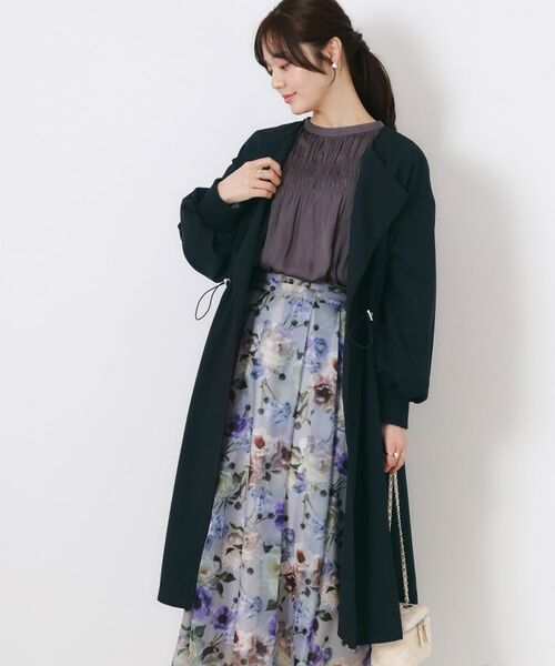 Couture Brooch / クチュールブローチ その他アウター | ノーカラードロストロングコート | 詳細11