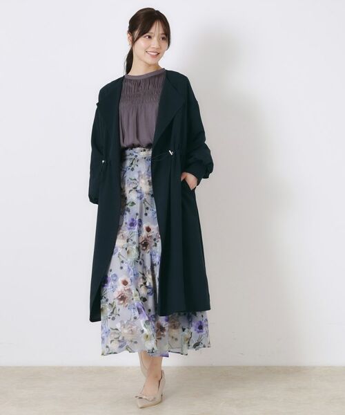 Couture Brooch / クチュールブローチ その他アウター | ノーカラードロストロングコート | 詳細14