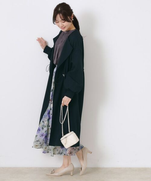 Couture Brooch / クチュールブローチ その他アウター | ノーカラードロストロングコート | 詳細15