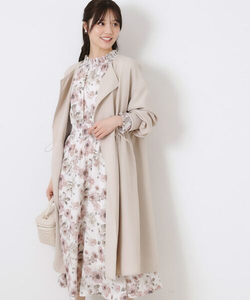 Couture Brooch / クチュールブローチ その他アウター | ノーカラードロストロングコート | 詳細2