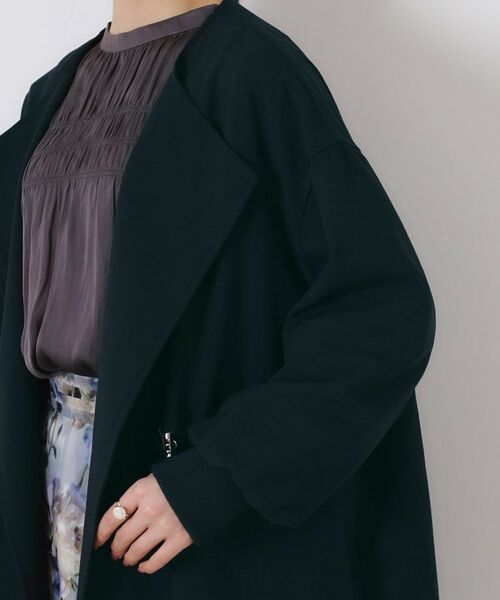 Couture Brooch / クチュールブローチ その他アウター | ノーカラードロストロングコート | 詳細22