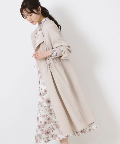 Couture Brooch / クチュールブローチ その他アウター | ノーカラードロストロングコート | 詳細4