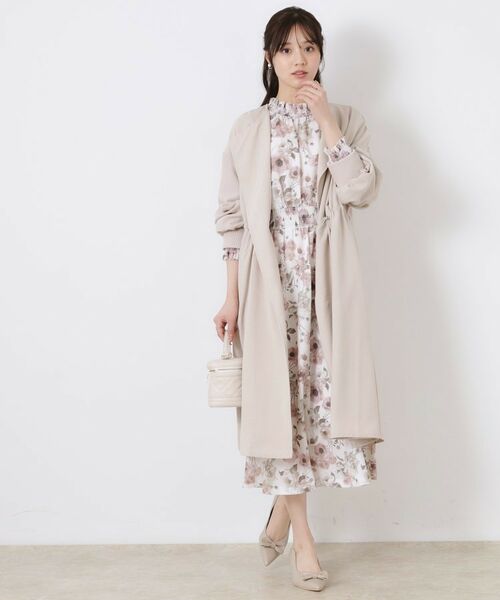 Couture Brooch / クチュールブローチ その他アウター | ノーカラードロストロングコート | 詳細6