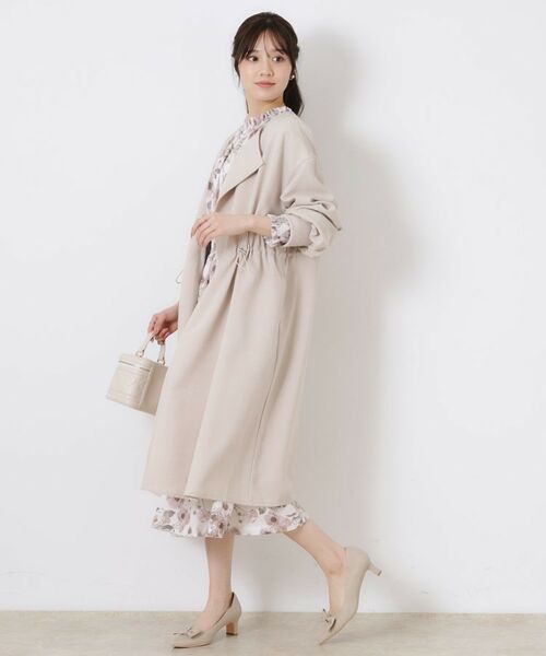 Couture Brooch / クチュールブローチ その他アウター | ノーカラードロストロングコート | 詳細7