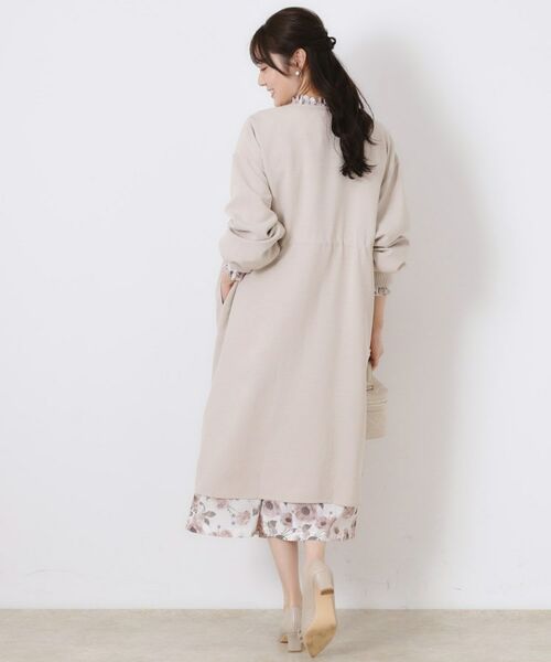 Couture Brooch / クチュールブローチ その他アウター | ノーカラードロストロングコート | 詳細8