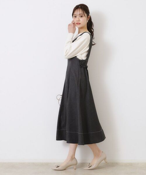 Couture Brooch / クチュールブローチ ニット・セーター | 【大人可愛い・通勤】フラワーエンブロニット | 詳細2