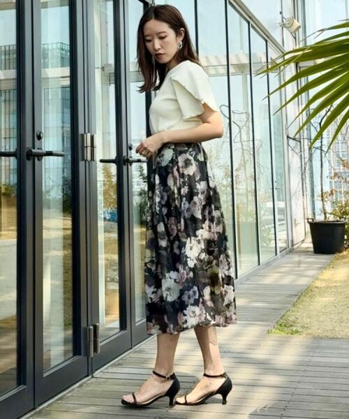 Couture Brooch / クチュールブローチ ニット・セーター | 【一枚でキマる・華やか】パール調付チューリップ袖ニット | 詳細13