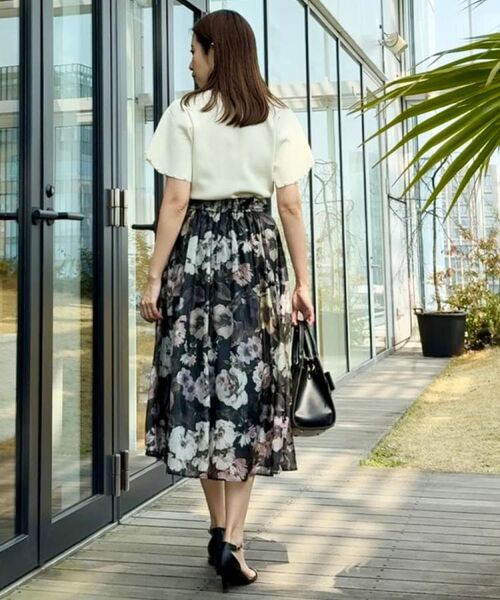 Couture Brooch / クチュールブローチ ニット・セーター | 【一枚でキマる・華やか】パール調付チューリップ袖ニット | 詳細14