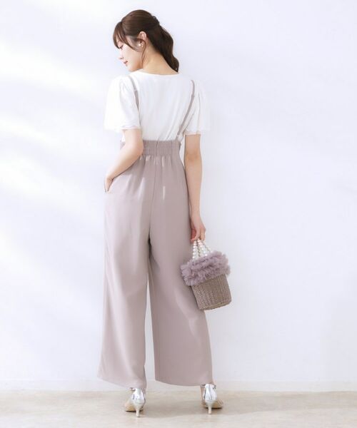 Couture Brooch / クチュールブローチ カットソー | 【二の腕カバー・通勤】レース袖テレコトップス | 詳細3