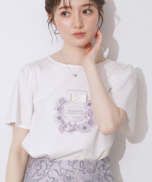 Couture Brooch / クチュールブローチ Tシャツ | 【接触冷感・UVカット】パフュームプリントTシャツ | 詳細10