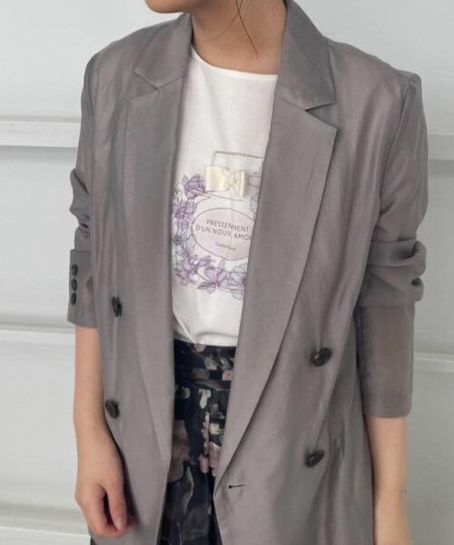 Couture Brooch / クチュールブローチ Tシャツ | 【接触冷感・UVカット】パフュームプリントTシャツ | 詳細12