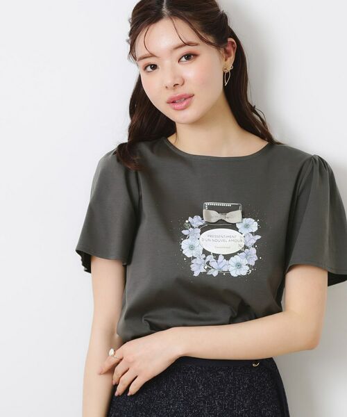 Couture Brooch / クチュールブローチ Tシャツ | 【接触冷感・UVカット】パフュームプリントTシャツ | 詳細16