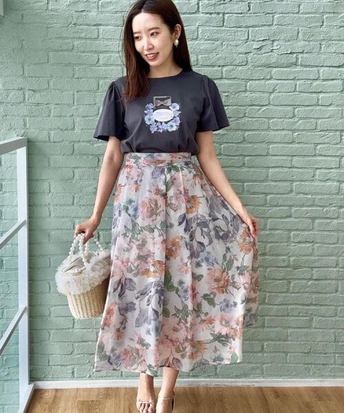 Couture Brooch / クチュールブローチ Tシャツ | 【接触冷感・UVカット】パフュームプリントTシャツ | 詳細22