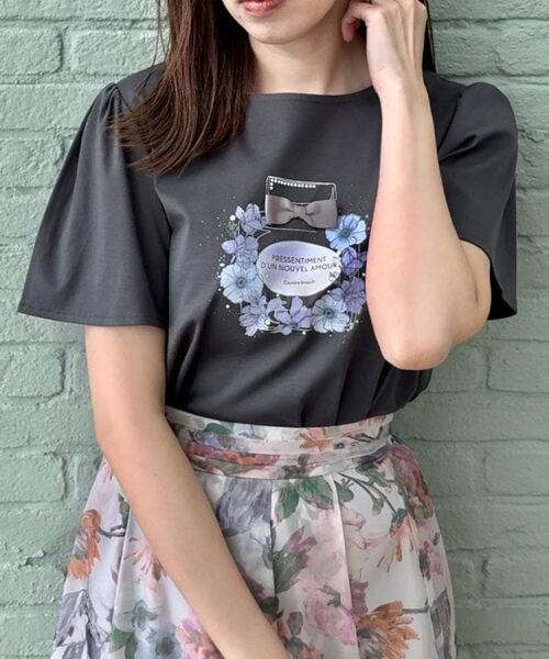 Couture Brooch / クチュールブローチ Tシャツ | 【接触冷感・UVカット】パフュームプリントTシャツ | 詳細23