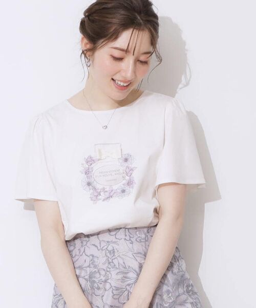 Couture Brooch / クチュールブローチ Tシャツ | 【接触冷感・UVカット】パフュームプリントTシャツ | 詳細8