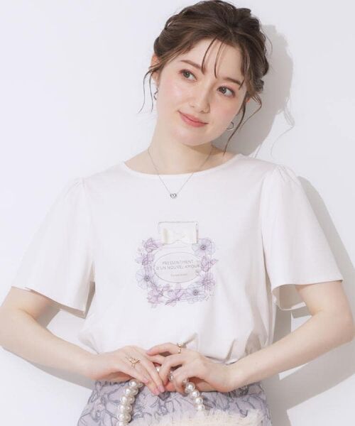 Couture Brooch / クチュールブローチ Tシャツ | 【接触冷感・UVカット】パフュームプリントTシャツ | 詳細9