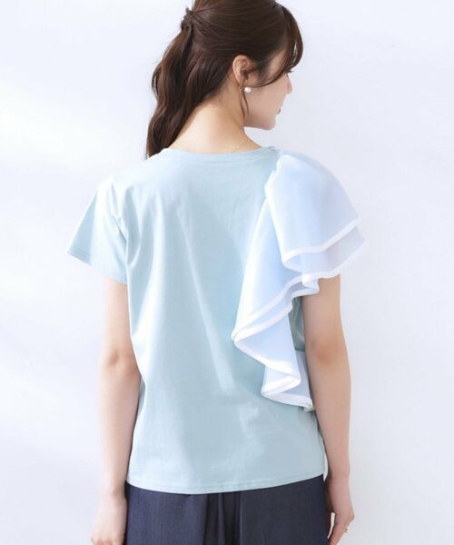 Couture Brooch / クチュールブローチ カットソー | シルケットアシメデザインフリルT | 詳細28