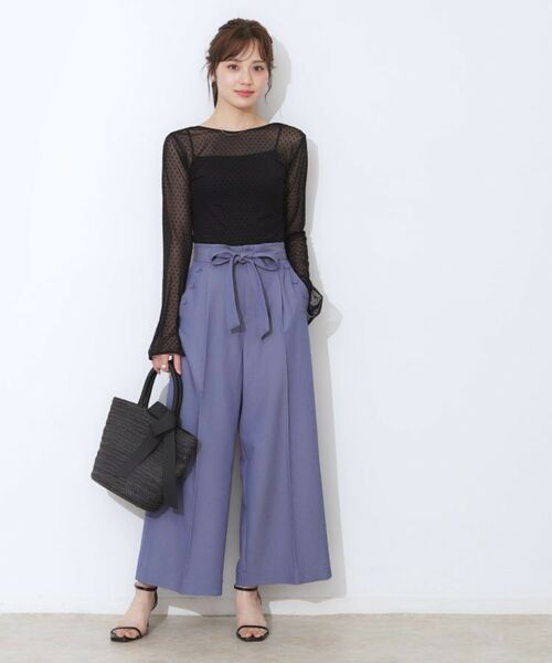 Couture Brooch / クチュールブローチ カットソー | ドットチュールパイピング2WAYプルオーバー | 詳細18