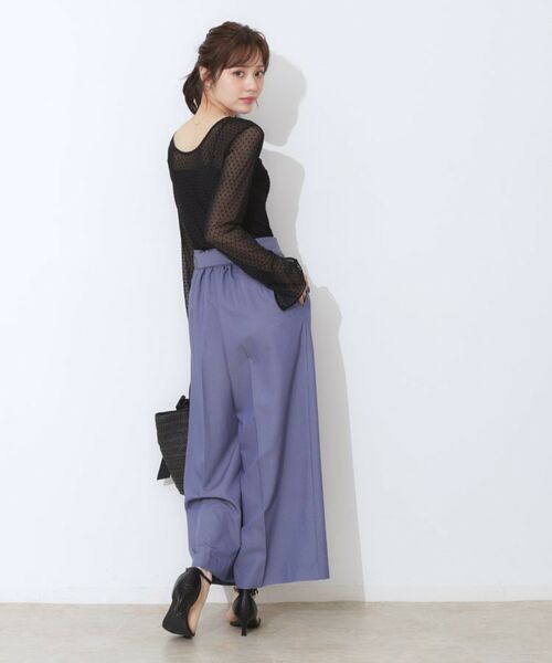 Couture Brooch / クチュールブローチ カットソー | ドットチュールパイピング2WAYプルオーバー | 詳細20