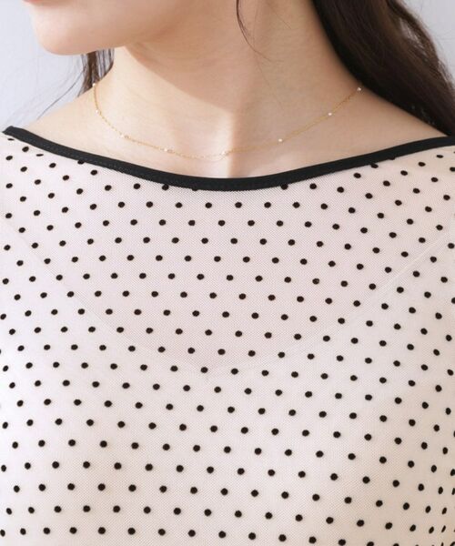 Couture Brooch / クチュールブローチ カットソー | ドットチュールパイピング2WAYプルオーバー | 詳細26