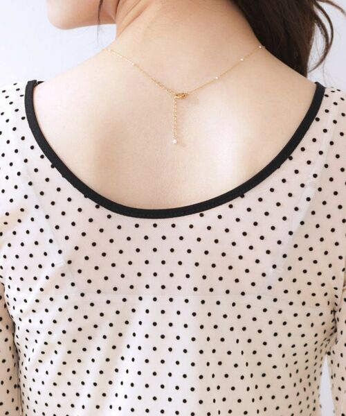 Couture Brooch / クチュールブローチ カットソー | ドットチュールパイピング2WAYプルオーバー | 詳細27