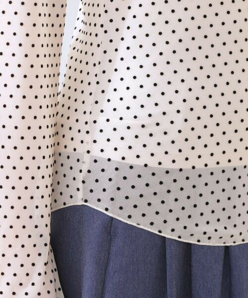 Couture Brooch / クチュールブローチ カットソー | ドットチュールパイピング2WAYプルオーバー | 詳細30