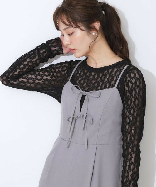 Couture Brooch / クチュールブローチ カットソー | レースクルーネックプルオーバー | 詳細10