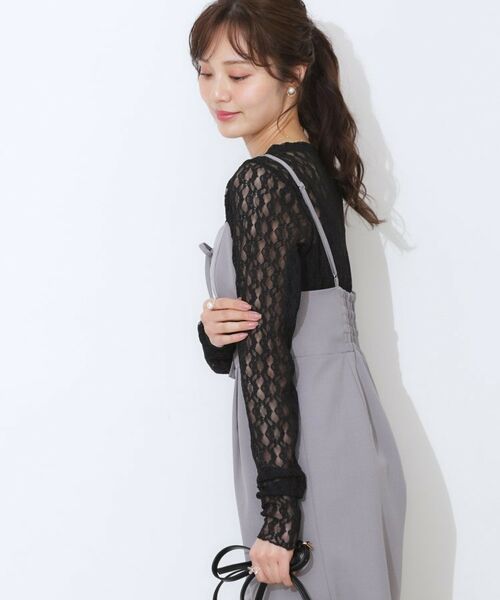 Couture Brooch / クチュールブローチ カットソー | レースクルーネックプルオーバー | 詳細12