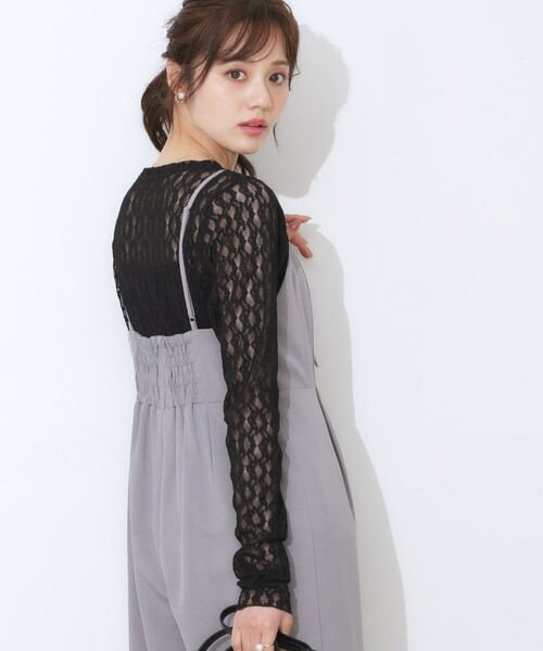 Couture Brooch / クチュールブローチ カットソー | レースクルーネックプルオーバー | 詳細13