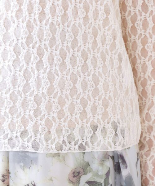 Couture Brooch / クチュールブローチ カットソー | レースクルーネックプルオーバー | 詳細23