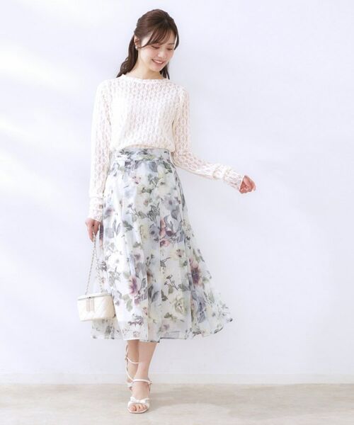 Couture Brooch / クチュールブローチ カットソー | レースクルーネックプルオーバー | 詳細6