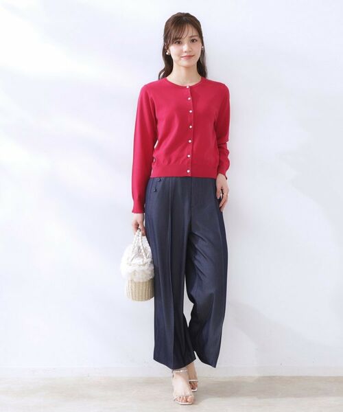 Couture Brooch / クチュールブローチ カーディガン・ボレロ | イロイロ釦ニットカーデ | 詳細10