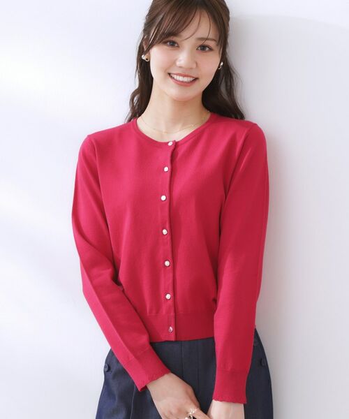 Couture Brooch / クチュールブローチ カーディガン・ボレロ | イロイロ釦ニットカーデ | 詳細13