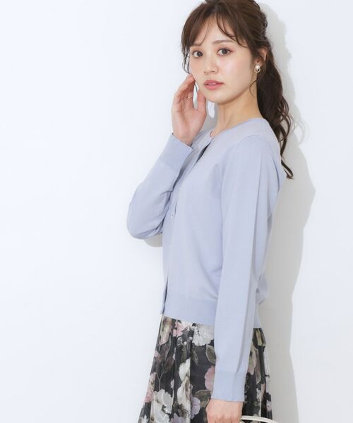 Couture Brooch / クチュールブローチ カーディガン・ボレロ | イロイロ釦ニットカーデ | 詳細20