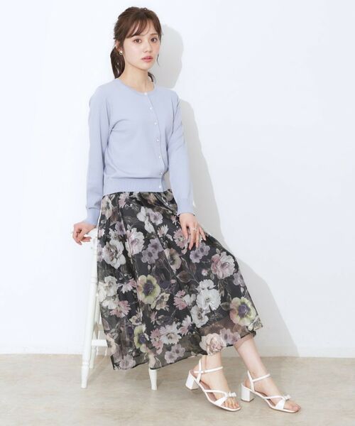 Couture Brooch / クチュールブローチ カーディガン・ボレロ | イロイロ釦ニットカーデ | 詳細23